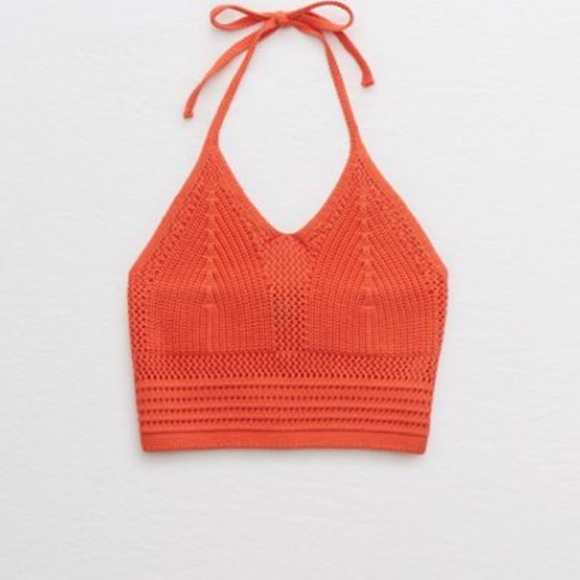 aerie Tops - Aerie crochet halter top